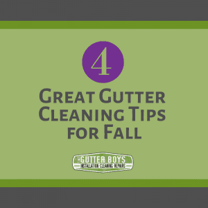 Blog Graphic_ 4 great gutter cleaning tips for fall