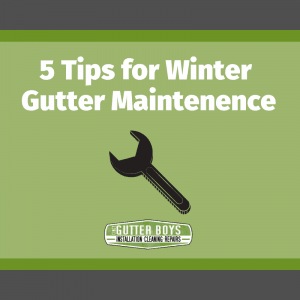 Blog Graphic_ 5 tips for winter gutter maintenence