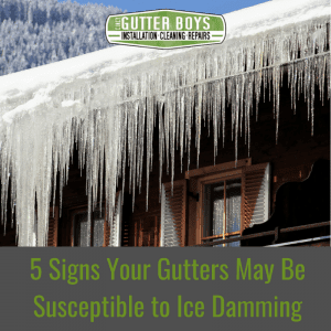 ice dam 5 Signs Your Gutters May be Susceptible to Ice Damming